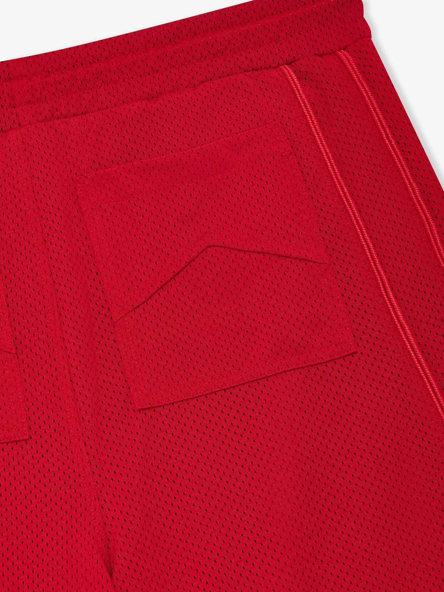 BAGGY COLLEGIATE LOGO SHORT - RED\/RED