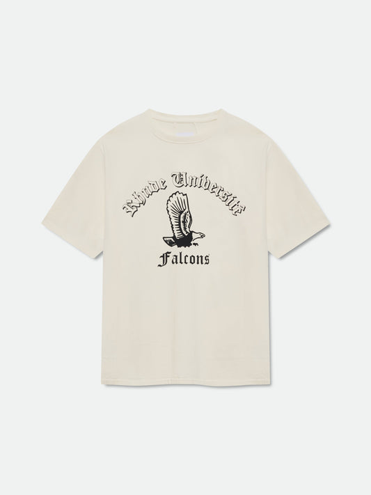 COLLEGIATE FALCONS TEE - VINTAGE WHITE\/ BLACK