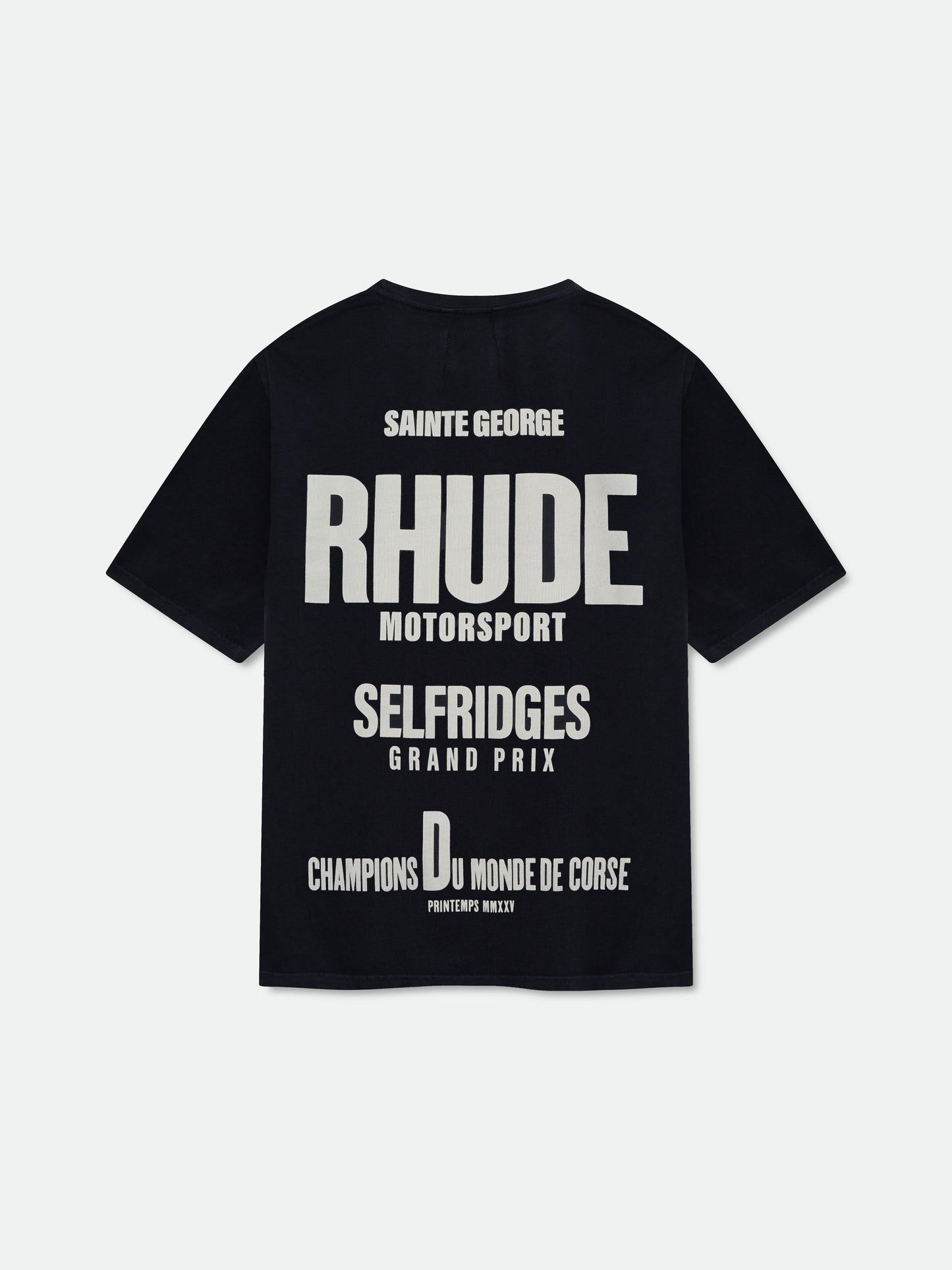 GRAND PRIX TEE - VINTAGE BLACK \/ WHITE \/ RED