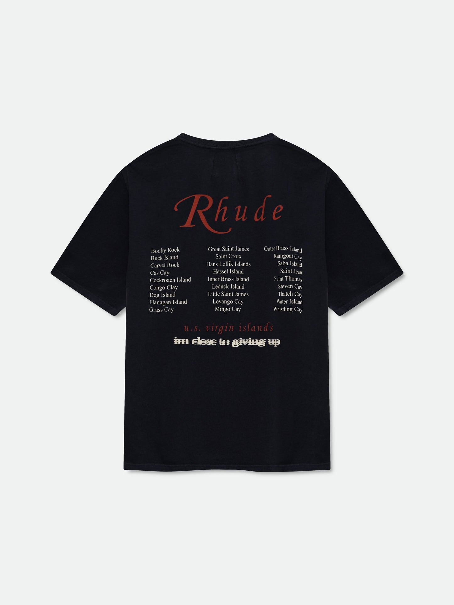 USVI REGATTA TOUR TEE - VINTAGE BLACK\/WHITE\/RED