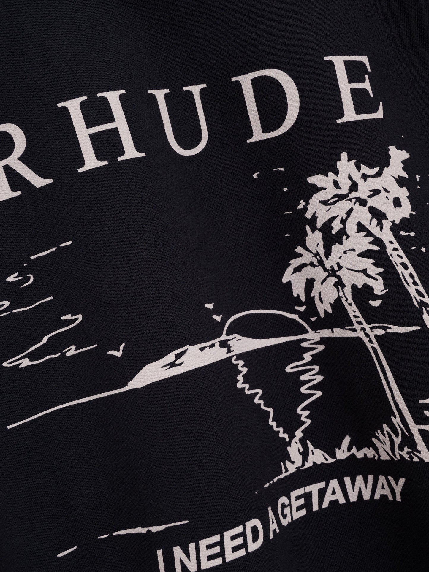 I NEED A GETAWAY CREWNECK - VTG BLACK