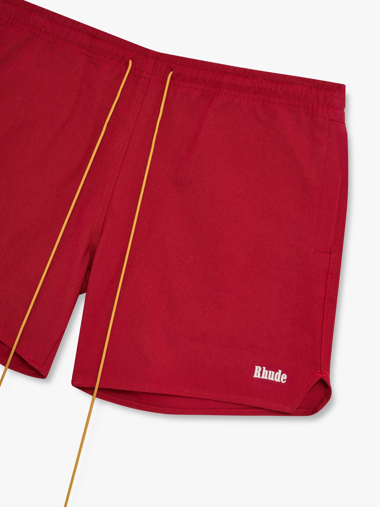 CLASSIC TWILL LOGO SHORT - RED\/WHITE