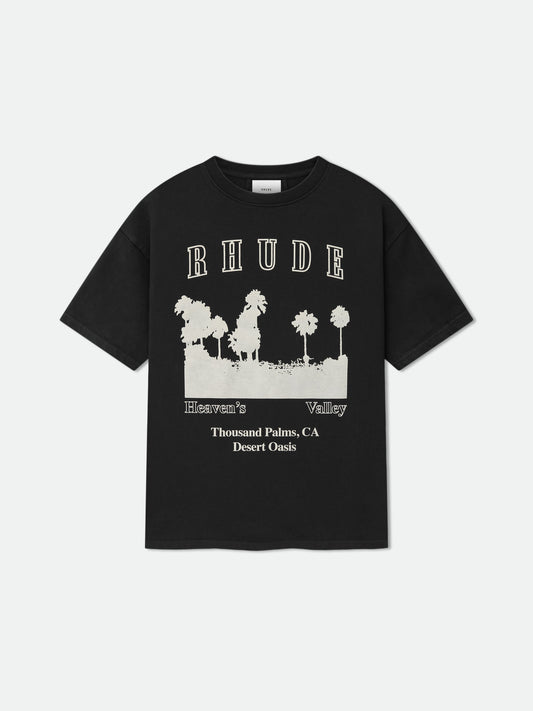 THOUSAND PALMS TEE - VTG BLACK\/WHITE