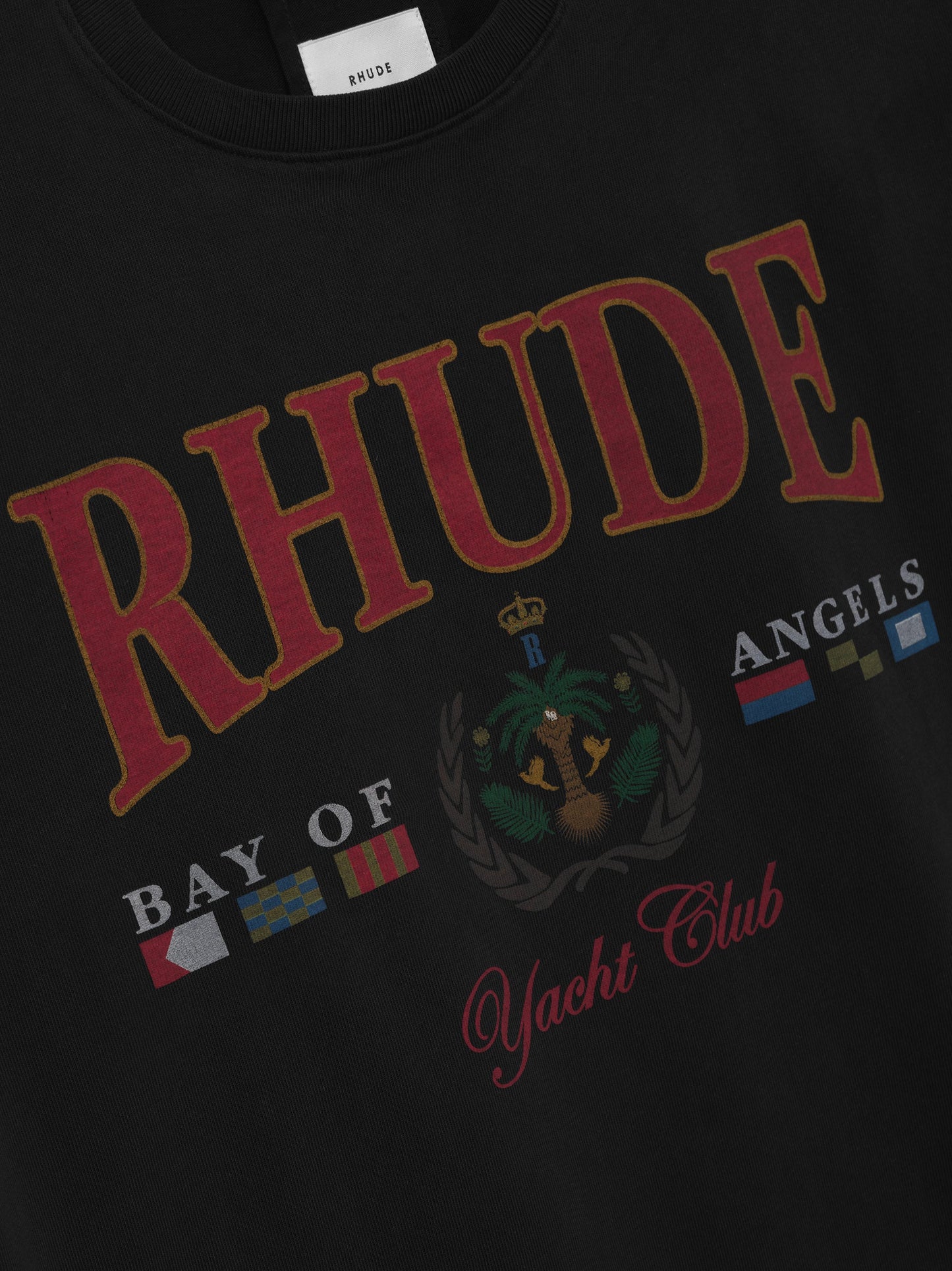 BAY OF ANGELS YACHT TEE - VTE Black